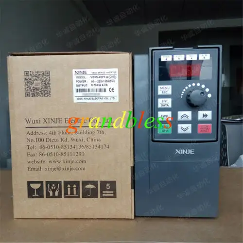 For Xinje Inverter Vb5N-20P7-S 0.75Kw 4.7A 220V