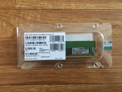 New Hpe 879507-B21 16Gb Ddr4 Sdram Memory Module - 16 Gb 1 X Ddr4-2666/Pc4-21333