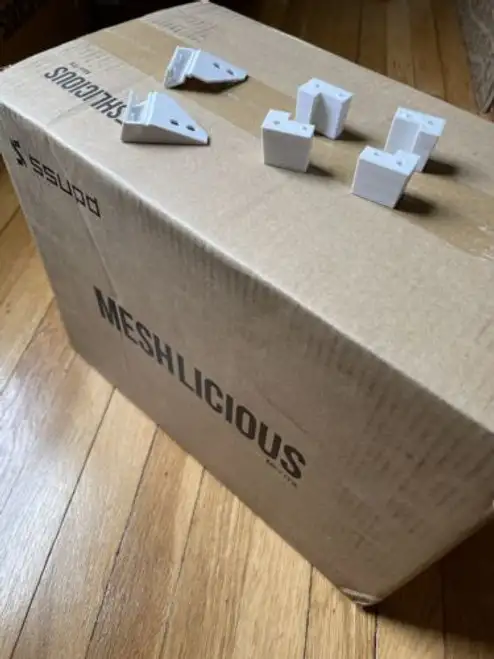 Ssupd Meshlicious Mini-Itx 4.0 Riser | White All Mesh - W/Feet And Fan Brackets