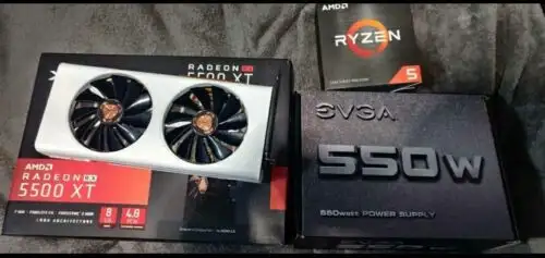 Gpu Cpu And Power Supply Combo
