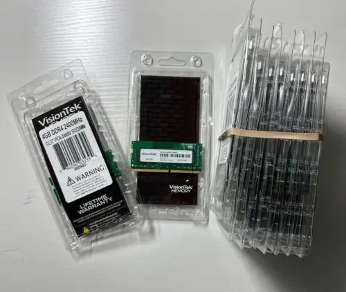 Visiontek 4Gb Ddr4 2400Mhz Sodimm Laptop Ram¬†(8 Packs Of 10 Available)