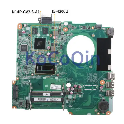 736377-001/501 Laptop Motherboard Sr170 I5-4200U For Hp Pavilion 15-N 15-N005Tx