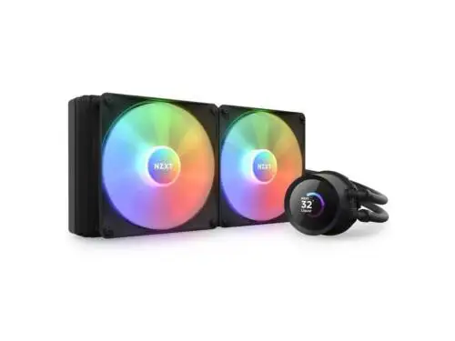 Nzxt Kraken Rgb 280Mm - Rl-Kr280-B1 - Aio Rgb Cpu Liquid Cooler - Lcd Display -