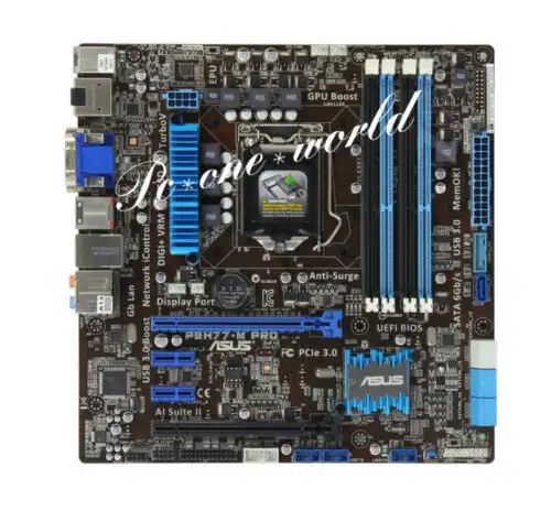 Asus P8H77-M Pro Motherboard Lga 1155 Ddr3 Dimm Intel H77 Usb3.0 Hdmi Microatx