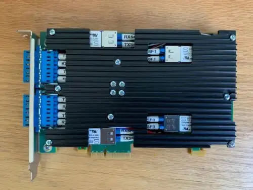 Silicom Adapter Quad Port Fiber Ethernet Pci Express Pe2G4Bpfi80-Lx-Sd-R V:3.0