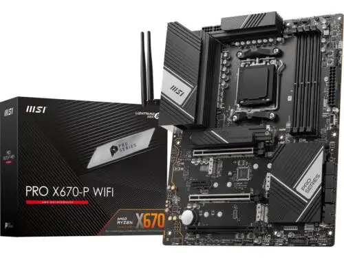 Msi Pro Pro X670-P Wifi Ddr5 Am5 Amd Ryzen¬ô 7000 Series Sata 6Gb/S Atx