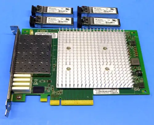 Qlogic 16Gb Quad Port Fc Hba W/ 4 16Gb Sfps Qle2694-Del 6Wjkm
