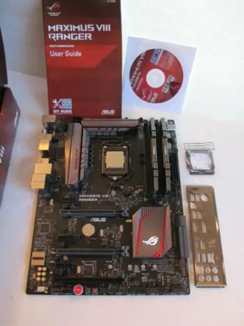 Asus Maximus Viii Ranger Motherboard + Intel I5-6600K Evga 650Gq + 16Gb Ddr 4++