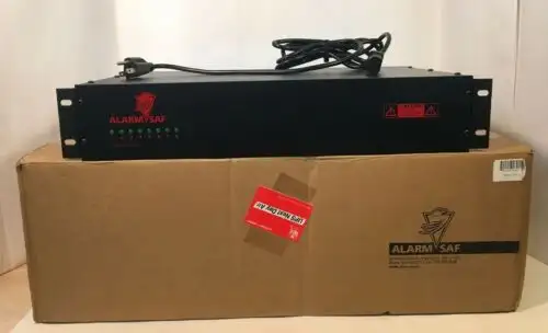 Alarmsaf Rmdc-1248F-Ul Power Supply 12 Volt 8 F Outputs Rack Mount