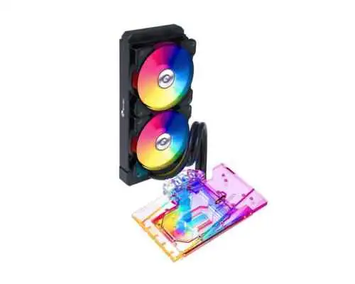 Bykski Aio Integrated Liquid Gpu Cooler V2 For Founders Edition Rtx 3090 W/ 5...