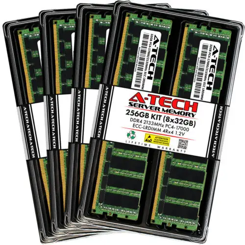 256Gb 8X 32Gb Pc4-2133 Lrdimm Supermicro 7048A-T 7048Gr-Tr 7049Gp-Trt Memory Ram