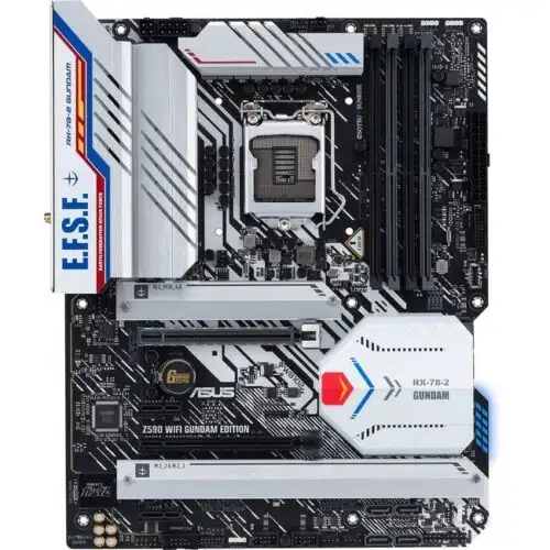 Asus Tuf Z590 Wifi Gundam Edition Lga-1200 Ddr4 Atx Rgb Desktop Motherboard