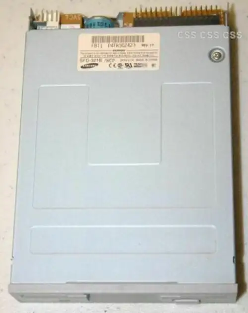 Sfd-321B/Kcp P4Ek400464 Samsung Floppy Drive Gray Bezel
