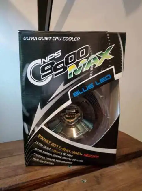 Zalman Cnps9900 Max Fin Cpu Cooler Blue Led Fan (T-0009)