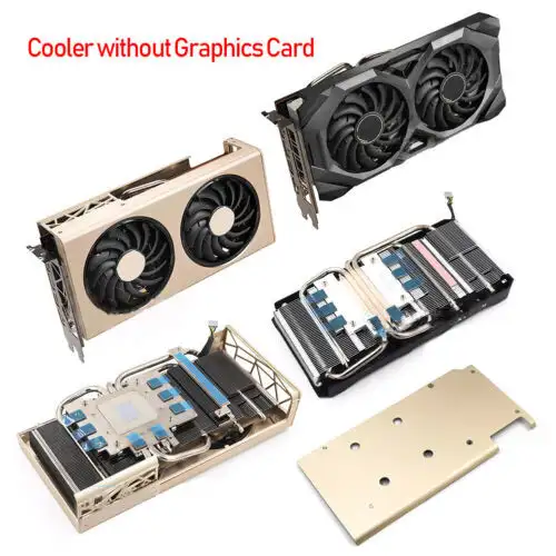 Per Msi Rx5700/5700Xt Evoke/Mech 8Gb 4-Heat Pipes Scheda Grafica Raffreddatore 54Mm