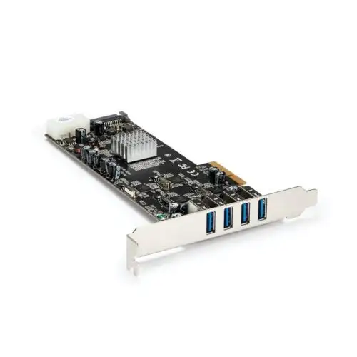 Startech Pexusb3S44V 4 Port Pci Express (Pcie) Superspeed Usb 3.0 Card Adapter