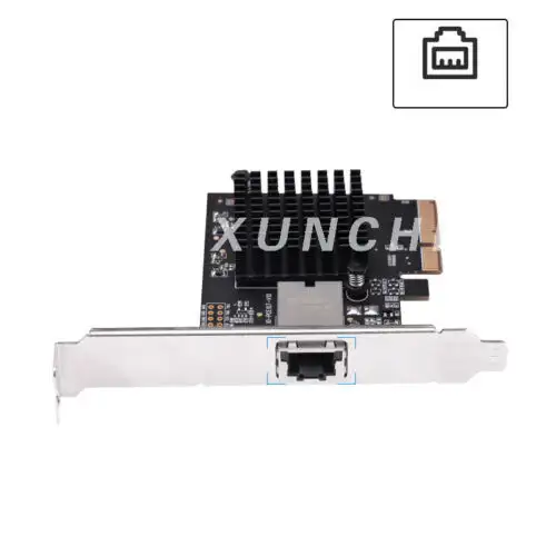Pci Express 10G Gigabit Etherent Network Lan Card 10000Mbps Aqc107 Chips