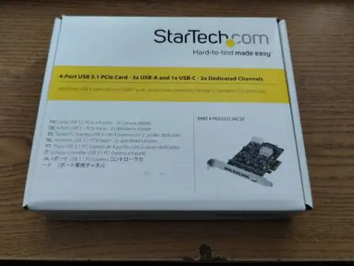 Startech.Com 4-Port Usb 3.1 Pcie Card - Usb-A / Usb-CPexus313Ac2V~~ ~~