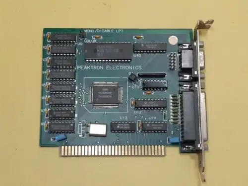 Peaktron Mcg 2501 Electronics Dual Display Isa Video Graphics Card