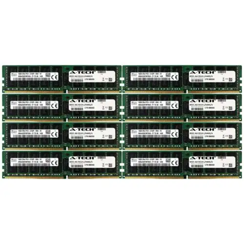 Pc4-17000 Hynix 128Gb Kit 8X 16Gb For Dell Poweredge R730Xd R730 R630 Memory Ram