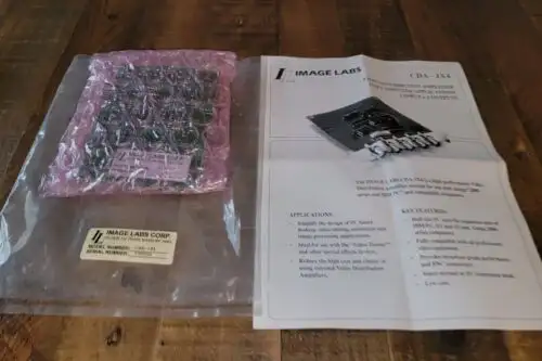 Image Labs Cda-1√ó4 Video Distribution Amplifier Card- For Amiga 2000 & Ibm Pc