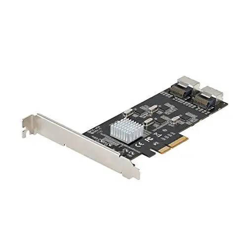 Startech.Com 8 Port Sata Pcie Card Pci Express 6Gbps Sata Expansion Card With 4
