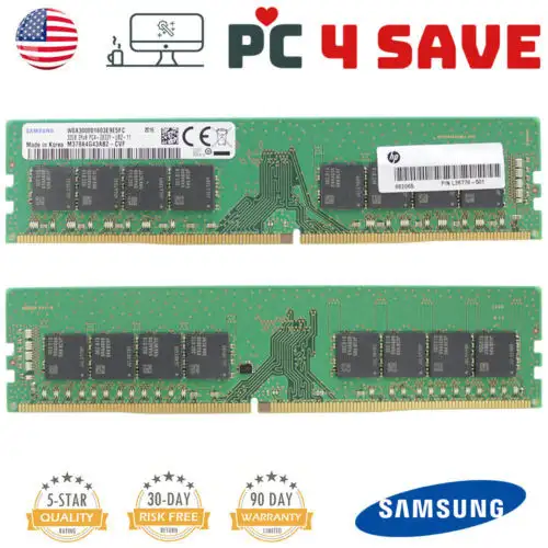 Samsung Ddr4 32Gb 2Rx8 Pc4-2933Y Desktop Memory Dimm M378A4G43Ab2 Hp L26778-501