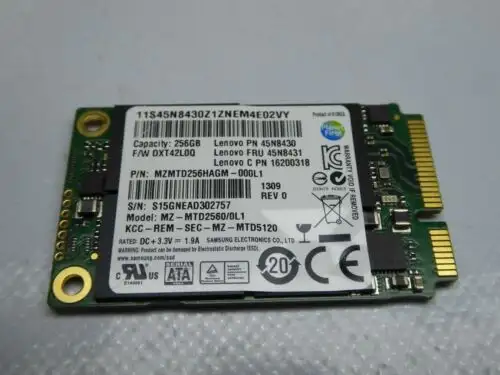Lenovo Ideapad Yoga 13 Ssd Msata 256 Gb Hard Drive Mzmtd256Hagm-000L1#3661