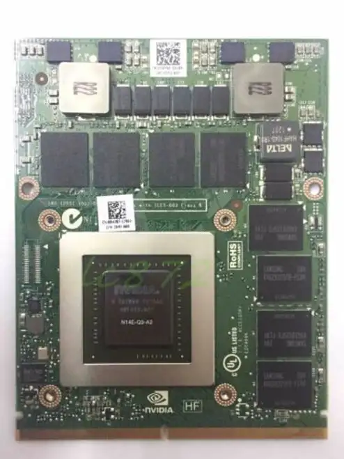 New Dell M6600 M6700 4Gb Gddr5 Nvidia N14E-Q3-A2 Quadro K4000M Video Card 5Dgtt