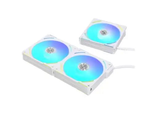 Lian Li Uni Fan Al120 V2 Rgb White 3X 12Cm Fan Pack With Controller -