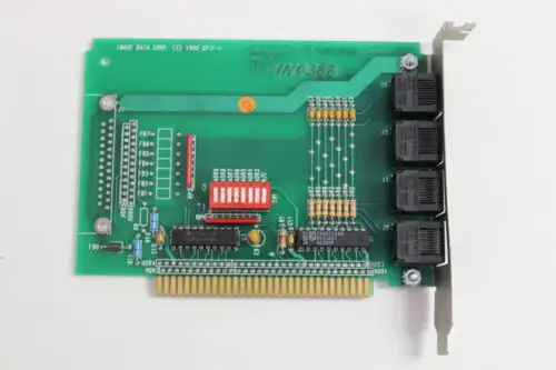 Image Data Corp 030-043-6 Isa 4 Port Adapter Board Kpif-1 With