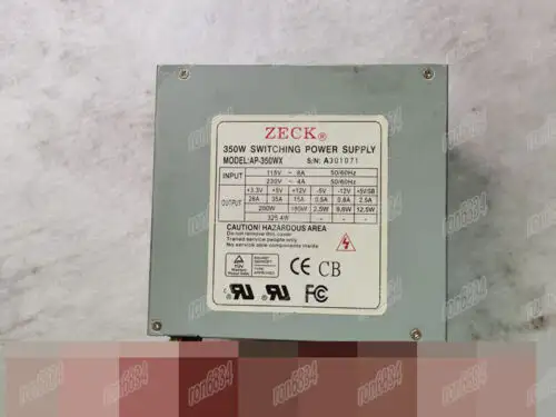 Zeck Ap-350Wx Ball Bearing Fan Switching Power Supply