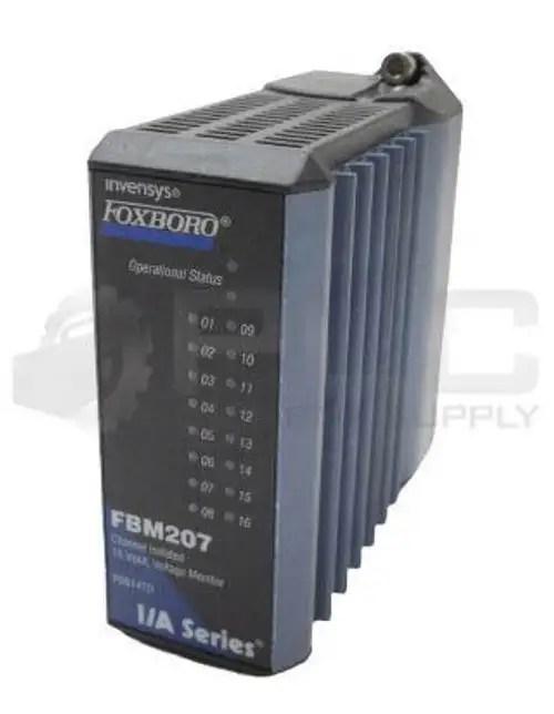 Foxboro Fbm207 Channel Isolated 16 Input Voltage Monitor