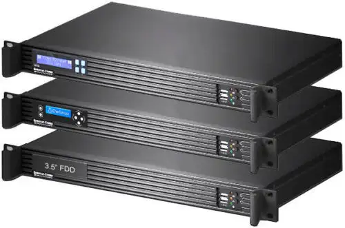 1U Itx (3.5" )(2Hdd Bay) (Ss-250Su Psu)(D:9.84" Case)(Rackmount Chassis)