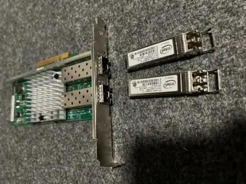Cisco N2Xx-Aipci01 74-6814-01 High Profile 10Gb Dual Port Sfp Server W/ Sfps