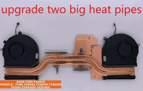 Asus Fx80 Fx80Ge Fx80Gd Fx80Gm Fx504 Fx504Gm Fx504Ge Fan With Heatsink