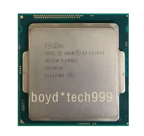 Intel Xeon E3-1276 V3 3.6 Ghz Cpu 4Cores 8Threads Lga 1150 3600 Mhz Processor