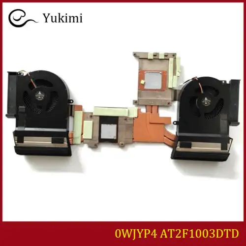 0Wjyp4 At2F1003Dtd per Dell Alienware Area 51M Cpu grafica dissipatore di calore ventola di raffreddamento