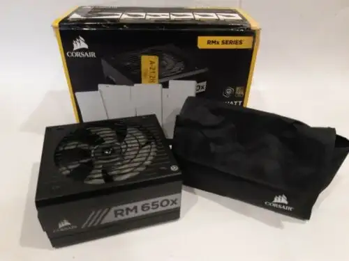 Corsair Rm650X Fully Modular 80 Plus GoldPsu 650 Watt Atx 12V Power Supply