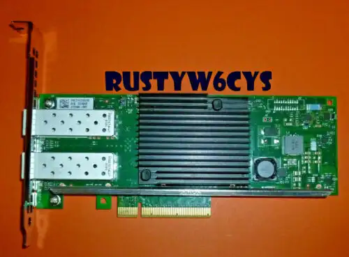 Genuine Intel X710-Da2 10Gb Dual Port Full Height Network Card Dell Y5M7N
