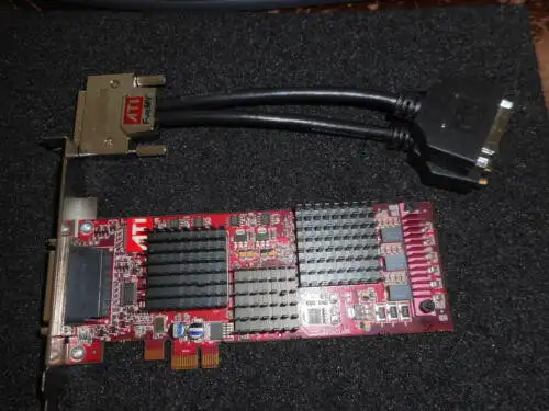 Ati Firemv 2400 Pcie 256Mb Video Card 102A6140200 With One Cable