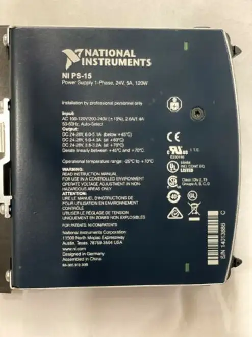 National Instruments Ni Ps-15 Power Supply