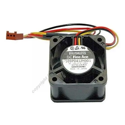 Lot10 40Mm28Mm 109P0412H301 Fan 12V Dc Fine Ace Sanyo Denki 2X Ball Bearing