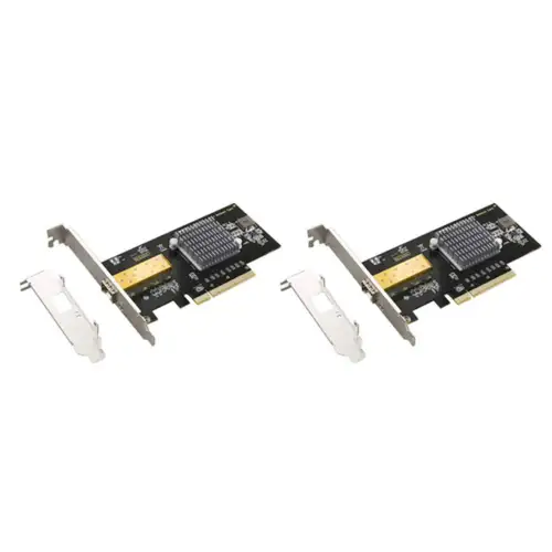 2X 10 Gigabit Pcie Card For 82599 Server Optical Fiber Desktop Pci-E X8 Lag3K4