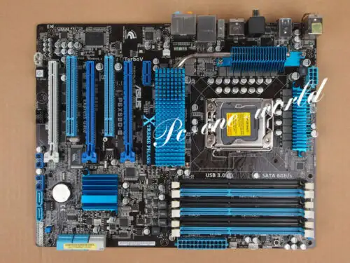 Asus P6X58D-E Scheda Madre Socket 1366 Ddr3 Intel X58 in funzione