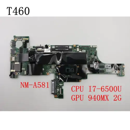 For Lenovo Thinkpad T460 Swg Laptop Motherboard I7-6500U 2G Fru 01Aw333 01Hw830