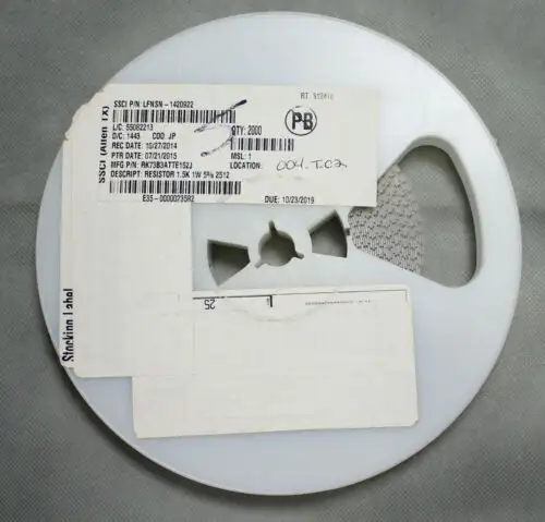 Reel Of 2000 Koa Speer Rk73B3Atte152J 1.5 Kohms ¬±5% 1W Chip Resistor 2512