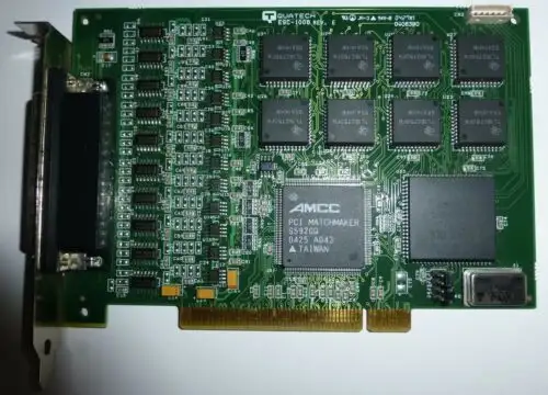 Quatech Esc-100D Rev E Pn 930-3012-01E Multiport Rs-232 Serial Pci Adapter Card