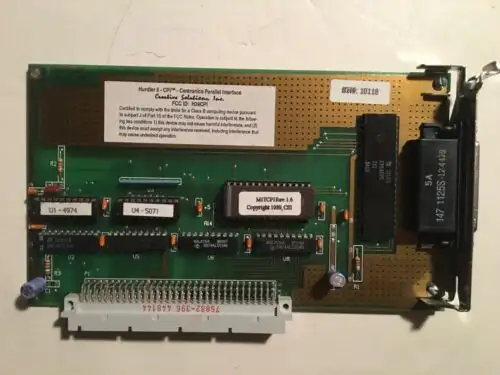 Creative Solutions Fcc Id H39Cpi Rev 4.4 Centronics Parallel Interface