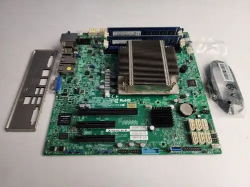 Supermicro X10Slh-F Xeon E3-1220V3 @ 3.10Ghz 16Gb Ddr3 I/O Shield Excellent